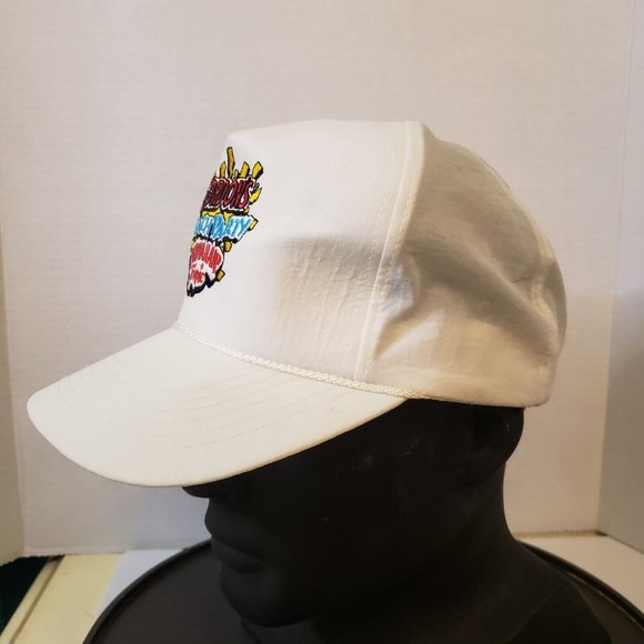 Vtg Hawaiian Tropic Hat Cap Gordon's Beach Party Logo Tanning Lotion Snapback - Picture 2 of 11